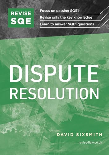 Revise SQE Dispute Resolution