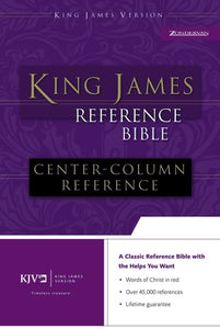 KJV, Reference Bible, Imitation Leather, Black, Red Letter Edition 