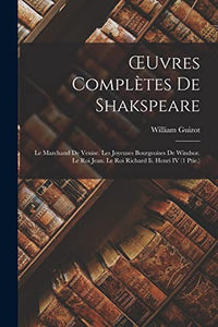 OEuvres Completes De Shakspeare 