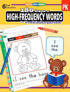 180 Days™: High-Frequency Words for Prekindergarten 