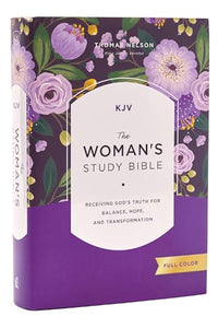 KJV, The Woman's Study Bible, Hardcover, Red Letter, Full-Color Edition, Comfort Print 