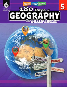 180 Days™: Geography for Fifth Grade 