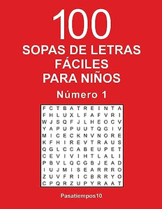 100 Sopas de letras fáciles para niños - N. 1 