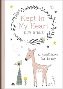 Kept in My Heart KJV Bible [Coral Woodland] 