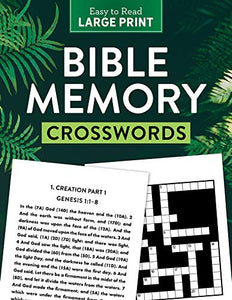 Bible Memory Crosswords Large Print 