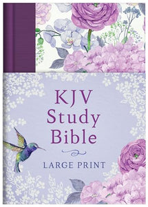 KJV Study Bible - Large Print [hummingbird Lilacs] 