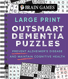 Brain Games - Large Print Outsmart Dementia Puzzles 