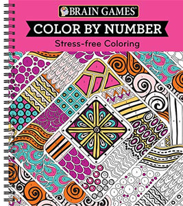 Brain Games - Color by Number: Stress-Free Coloring (Pink) 