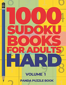 1000 Sudoku Books For Adults Hard - Volume 1 