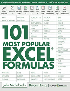 101 Most Popular Excel Formulas 