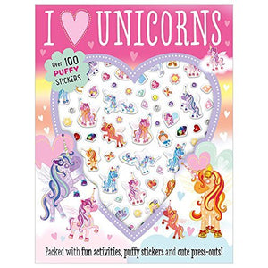 I Love Unicorns Puffy Sticker Activity 