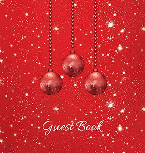 Christmas Party Guest Book (HARDCOVER), Party Guest Book, Birthday Guest Comments Book, House Guest Book, Seasonal Party Guest Book, Special Events & Functions 
