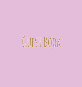 Wedding Guest Book, Bride and Groom, Special Occasion, Comments, Gifts, Well Wish's, Wedding Signing Book, Pink and Gold (Hardback) 
