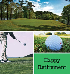Golf Retirement Guest Book (Hardcover) 