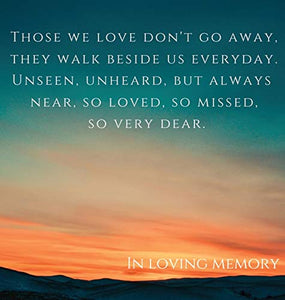 Funeral book, in loving memory (Hardcover) 
