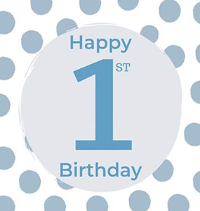 First birthday guest book (Hardcover) 