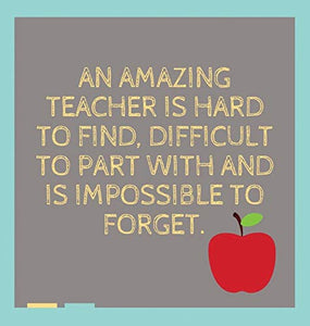 Thank you teacher book to sign, teacher appreciation book (hardcover) 