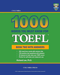 Columbia 1000 Words You Must Know for TOEFL 