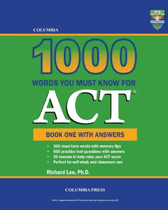 Columbia 1000 Words You Must Know for ACT 