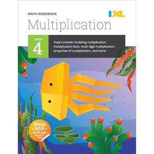 IXL Math Workbook: Grade 4 Multiplication 
