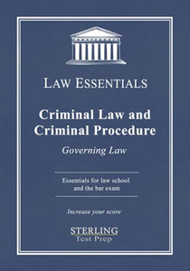 Criminal Law and Criminal Procedure, Law Essentials 