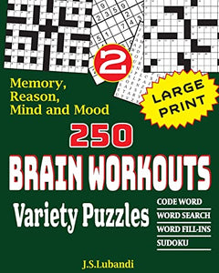 250 Brain Workouts Variety Puzzles 