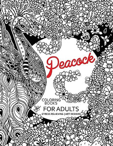 Peacock Coloring Books for Adults 
