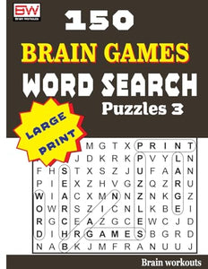 150 Brain Games - WORD SEARCH Puzzles 3 