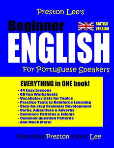 Preston Lee's Beginner English For Portuguese Speakers (British Version) 