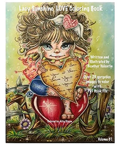 Lacy Sunshine Love Coloring Book 