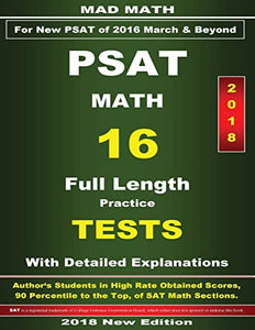 2018 New PSAT Math 16 Tests 