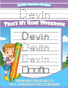 Devin Letter Tracing for Kids Trace my Name Workbook 