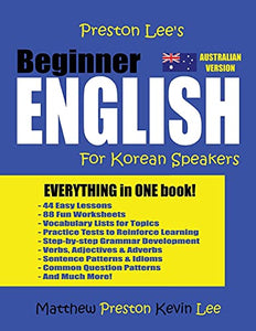 Preston Lee's Beginner English For Korean Speakers (Australian) 