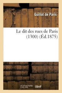 Le Dit Des Rues de Paris (1300) 