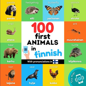 100 first animals in finnish 