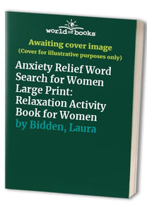 Anxiety Relief Word Search for Women Large Print 
