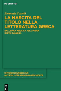 La nascita del titolo nella letteratura greca 