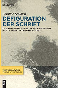Defiguration der Schrift 