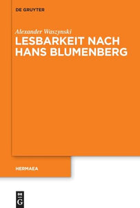 Lesbarkeit nach Hans Blumenberg 