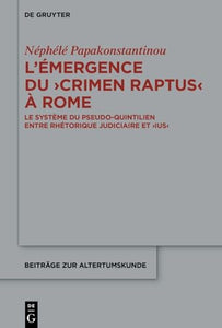 L'Émergence Du >Crimen Raptus 