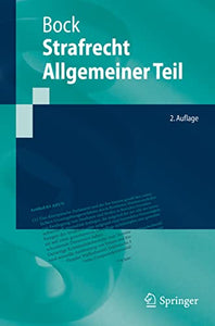 Strafrecht Allgemeiner Teil 