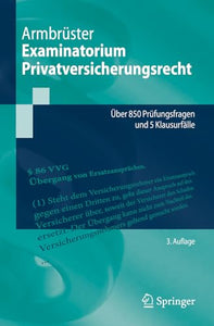 Examinatorium Privatversicherungsrecht 