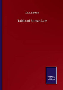 Tables of Roman Law 