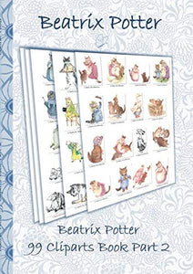 Beatrix Potter 99 Cliparts Book Part 2 ( Peter Rabbit ) 