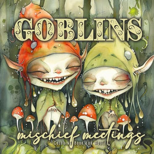 Goblins mischief meetings Coloring Book for Adults 