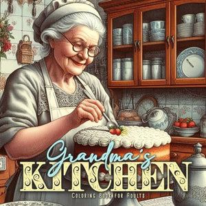 Grandma´s Kitchen Coloring Book for Adults 