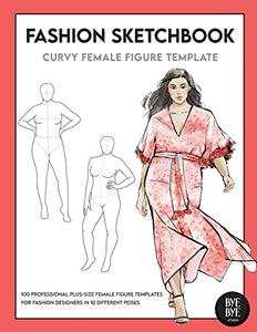 Curvy Female Fashion Figure Template 