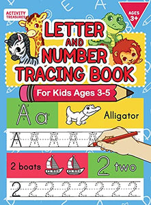 Letter And Number Tracing Book For Kids Ages 3-5 