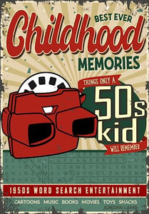 Best Ever Childhood Memories 1950s Word Search Entertainment 