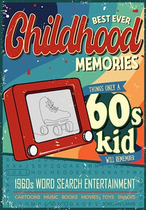 Best Ever Childhood Memories 1960s Word Search Entertainment 